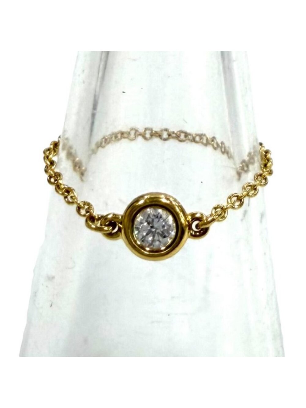 Tiffany & Co Elsa Peretti Diamond by the Yard Ring 750 JP
